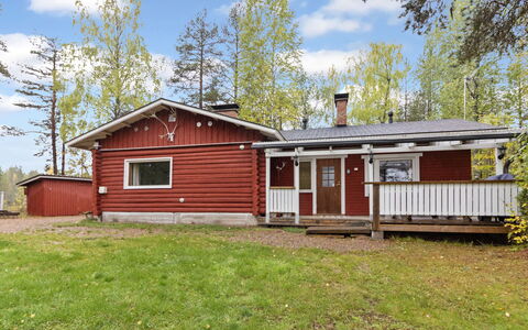 Koppelokangas: Villetta, Casa, Casa, Edifici Giardino, Raccordo, Log Cabin, Agriturismo, Estate, Capannone, Cortile