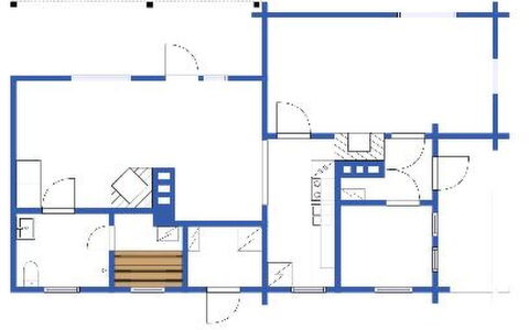 Koppelokangas: Villetta, Casa, Casa, Edifici Giardino, Raccordo, Log Cabin, Agriturismo, Estate, Capannone, Cortile