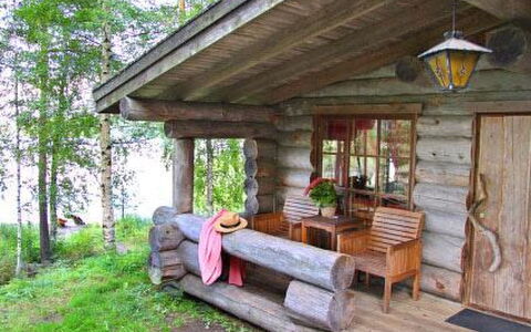 Mäkitorppa: Albero, Banca, Casa, Villetta, Lago, Stagno, Foresta, Log Cabin