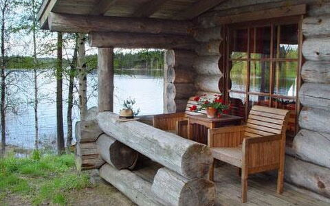 Mäkitorppa: Albero, Banca, Casa, Villetta, Lago, Stagno, Foresta, Log Cabin