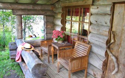 Mäkitorppa: Albero, Banca, Casa, Villetta, Lago, Stagno, Foresta, Log Cabin
