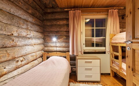 Lomaylläs D59 Palovaarankaarre 13 a: Legna, Villetta, Log Cabin, Foresta, Capannone, Edifici Giardino, Larice, Woodland, Color Legno