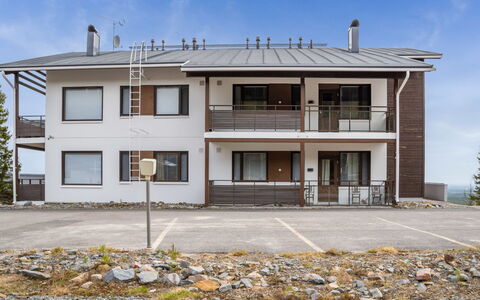 Villa Ylläs 201: Legna, Raccordo, Villetta, Casa, Casa, Plank, Edifici Giardino, Log Cabin, Latifoglie, Portico