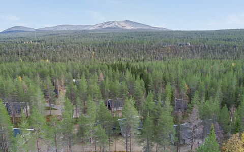Ylläksen Tunturihonkamaja a 1: Villetta, Casa, Casa, Edifici Giardino, Raccordo, Log Cabin, Agriturismo, Estate, Capannone, Cortile
