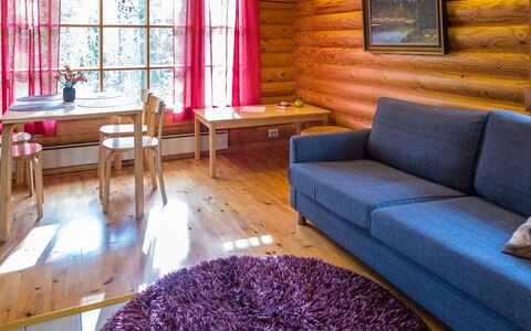 Ylläksen Tunturihonkamaja a 1: Villetta, Casa, Casa, Edifici Giardino, Raccordo, Log Cabin, Agriturismo, Estate, Capannone, Cortile