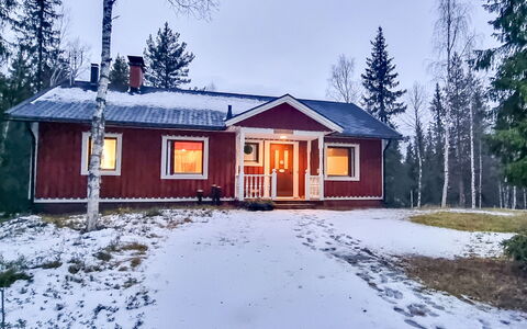 Kesänkilehto: Costruzione, Legna, Casa, Casa, Tetto, Villetta, Inverno, Zona Residenziale, Neve, Raccordo