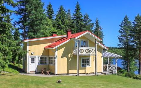 Keitaanniemen Lomamökki: Legna, Villetta, Log Cabin, Foresta, Capannone, Edifici Giardino, Larice, Woodland, Color Legno