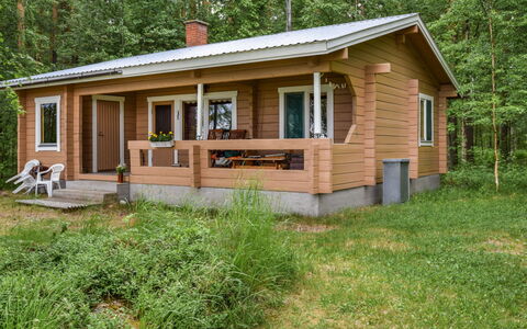 Koivuranta: Legna, Villetta, Log Cabin, Foresta, Capannone, Edifici Giardino, Larice, Woodland, Color Legno