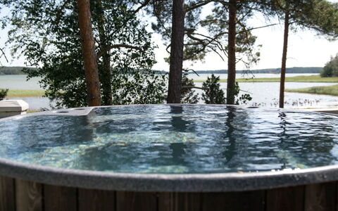 Sjöboda Sea: Albero, Banca, Casa, Villetta, Lago, Stagno, Foresta, Log Cabin