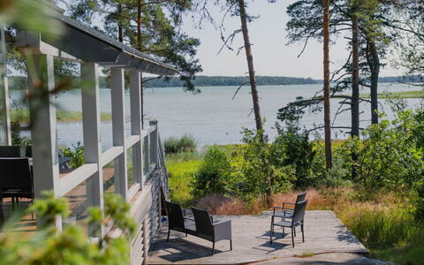 Sjöboda Sea: Albero, Banca, Casa, Villetta, Lago, Stagno, Foresta, Log Cabin