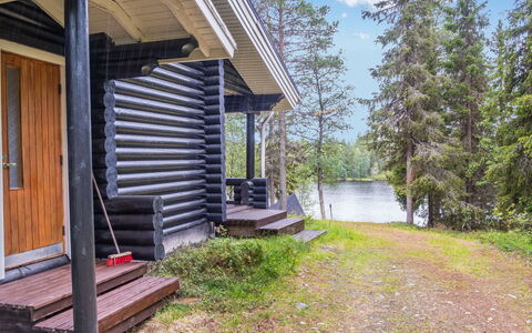 Imponlampi: Legna, Raccordo, Villetta, Casa, Casa, Plank, Edifici Giardino, Log Cabin, Latifoglie, Portico