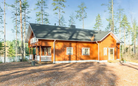 Telkkä: Legna, Villetta, Log Cabin, Foresta, Capannone, Edifici Giardino, Larice, Woodland, Color Legno