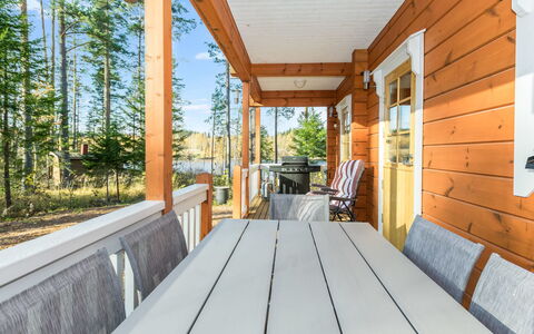 Telkkä: Legna, Villetta, Log Cabin, Foresta, Capannone, Edifici Giardino, Larice, Woodland, Color Legno