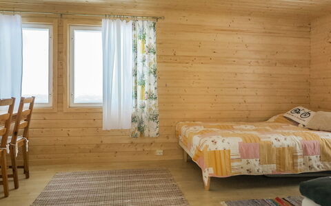 Inninniemi: Legna, Villetta, Log Cabin, Foresta, Capannone, Edifici Giardino, Larice, Woodland, Color Legno