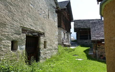 Rustico Cà Dru Lurenz: Proprietà, Costruzione, Rovine, Parete, Casa, Erba, Area Rurale, Fortificazione, Architettura Medievale, Villaggio