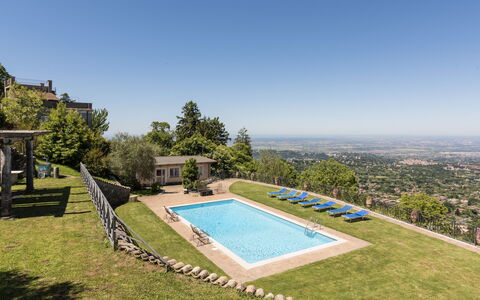 Rocca di Papa 102: Blu, Piscina, Tempo Libero, Estate, Villa, Agriturismo, Hacienda, Eco Hotel, Ricorrere