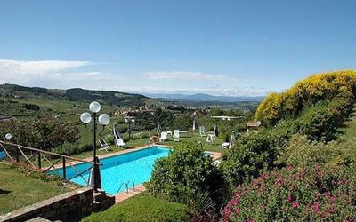 Montegonzi: Proprietà, Paesaggio Naturale, Piscina, Immobiliare, Vacanza, Casa, Montagna, Cielo, Estate, Villa