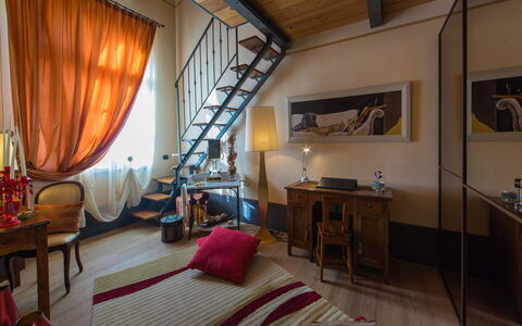 Appartamento Il Nido Di Giulia: Camera, Proprietà, Mobilia, Interior Design, Camera Da Letto, Costruzione, Suite, Casa, Immobiliare, Letto