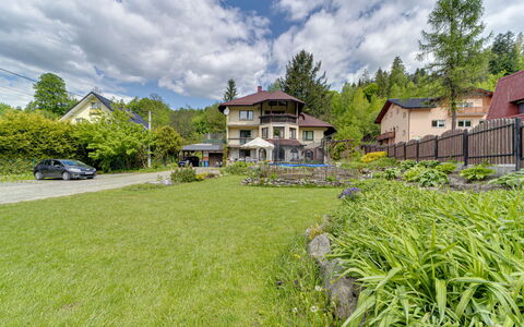 Wisła: Costruzione, Casa, Casa, Zona Residenziale, Arbusto, Tetto, Insediamento Umano, Villetta, Area Rurale