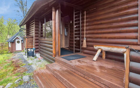 Haltinsaana: Legna, Villetta, Log Cabin, Foresta, Capannone, Edifici Giardino, Larice, Woodland, Color Legno