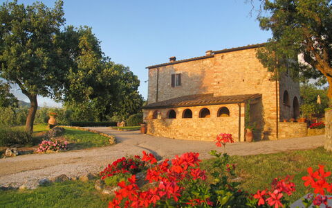Gambassi Terme 820: Proprietà, Casa, Casa, Area Rurale, Botanica, Costruzione, Primavera, Albero, Immobiliare, Giardino