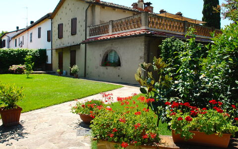 Castellina in Chianti 865: Proprietà, Casa, Costruzione, Hacienda, Immobiliare, Casa, Villa, Cortile, Giardino, Pianta