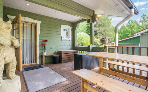 Isoniemi: Legna, Villetta, Log Cabin, Foresta, Capannone, Edifici Giardino, Larice, Woodland, Color Legno