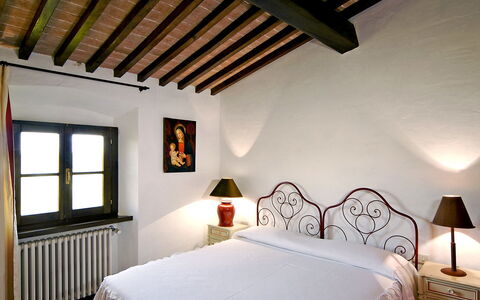 Villa la Piaggia: Camera Da Letto, Camera, Mobilia, Letto, Proprietà, Telaio Del Letto, Soffitto, Interior Design, Costruzione, Casa
