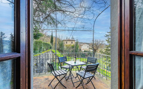 La Terrazza: Ferro, Metallo, Balcone, Recinzione, Sedia, Corrimano, Mobili Da Esterno