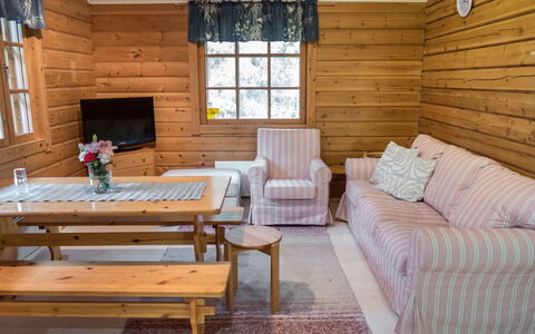 Rukantaika 1A: Legna, Villetta, Log Cabin, Foresta, Capannone, Edifici Giardino, Larice, Woodland, Color Legno