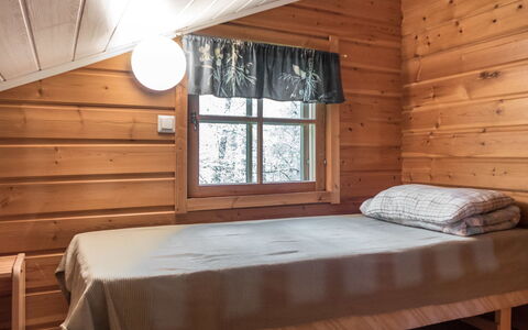 Rukantaika 1A: Legna, Villetta, Log Cabin, Foresta, Capannone, Edifici Giardino, Larice, Woodland, Color Legno