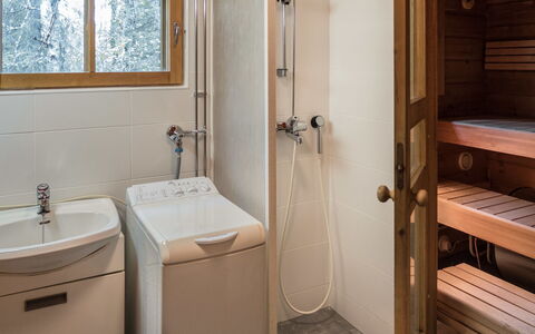 Rukantaika 1A: Legna, Villetta, Log Cabin, Foresta, Capannone, Edifici Giardino, Larice, Woodland, Color Legno