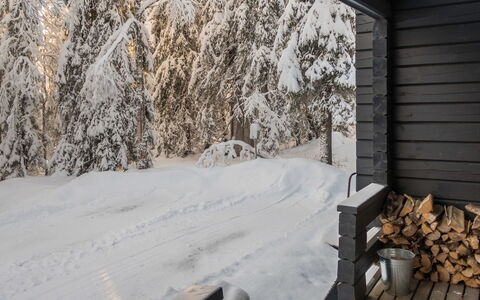 Rukantaika 1B: Legna, Villetta, Color Legno, Latifoglie, Log Cabin, Plank, Soffitto, Materiali Naturali, Legname, Edifici Giardino