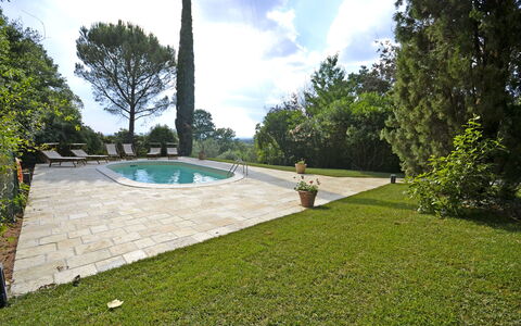 Villa Del Castagno: Proprietà, Erba, Estate, Immobiliare, Prato, Casa, Albero, Piscina, Cortile, Lotto