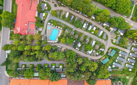 Sunset Terrace: Urban Design, Visione Globale, Piscina, Ricorrere, Landscaping, Fotografia Aerea, Resort Citta ', Parcheggio, Posteggio, Hotel