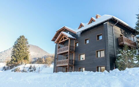 Grünau im Almtal 10: Cielo, Costruzione, Neve, Proprietà, Finestra, Casa, Albero, Pendenza, Pianta, Paesaggio