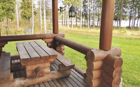 Purnuranta B: Legna, Villetta, Log Cabin, Foresta, Capannone, Edifici Giardino, Larice, Woodland, Color Legno