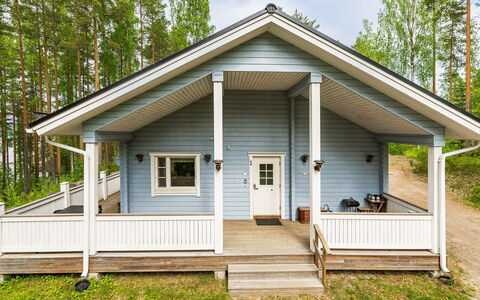 Kainalolahti: Legna, Raccordo, Villetta, Casa, Portico, Latifoglie, Plank, Log Cabin, Deck, Color Legno