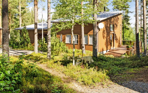 Pielislinna Loma-Koli: Albero, Banca, Casa, Villetta, Lago, Stagno, Foresta, Log Cabin