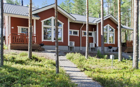 Otsopirtti, Otso: Legna, Villetta, Log Cabin, Foresta, Capannone, Edifici Giardino, Larice, Woodland, Color Legno