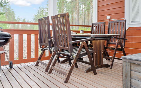 Otsopirtti, Otso: Legna, Villetta, Log Cabin, Foresta, Capannone, Edifici Giardino, Larice, Woodland, Color Legno