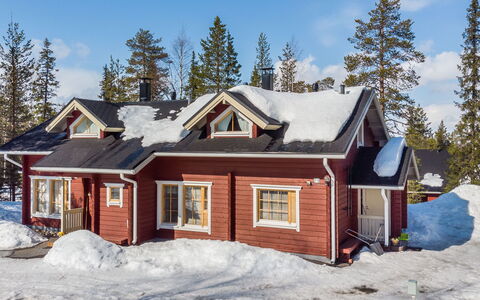 Levimaa: Legna, Raccordo, Villetta, Casa, Casa, Plank, Edifici Giardino, Log Cabin, Latifoglie, Portico