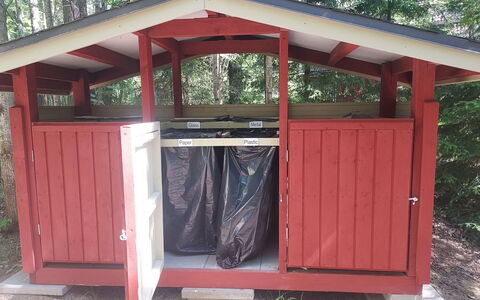 Honkaniemi: Legna, Villetta, Log Cabin, Foresta, Capannone, Edifici Giardino, Larice, Woodland, Color Legno