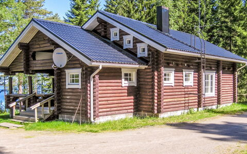 Pielislinna Savilahti: Albero, Banca, Casa, Villetta, Lago, Stagno, Foresta, Log Cabin