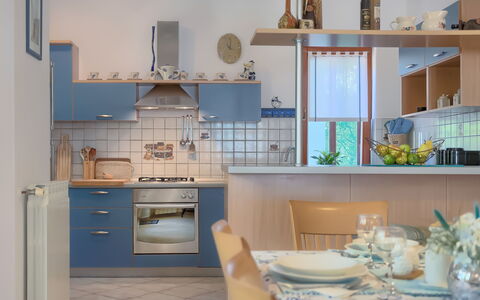 Corina: Blu, Camera, Proprietà, Turchese, Casa, Interior Design, Mobilia, Cucina, Costruzione, Casa