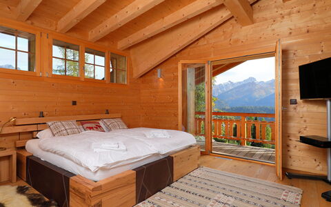 Chalet Maurice: Camera, Camera Da Letto, Mobilia, Letto, Proprietà, Costruzione, Telaio Del Letto, Color Legno, Fascio, Latifoglie