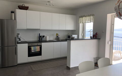 Kitchen with a fantastic view
