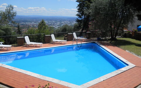 Aurora: Piscina, Proprietà, Tempo Libero, Rettangolo, Immobiliare, Casa, Erba, Backyard, Materiale Composito, Costruzione