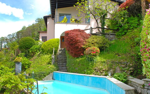 San Nazzaro 25: Vegetazione, Proprietà, Verde, Casa, Blu Majorelle, Immobiliare, Botanica, Architettura, Giardino, Costruzione