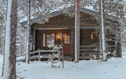 Lemmenliekki 2: Legna, Neve, Inverno, Villetta, Casa, Congelamento, Log Cabin, Latifoglie, Raccordo